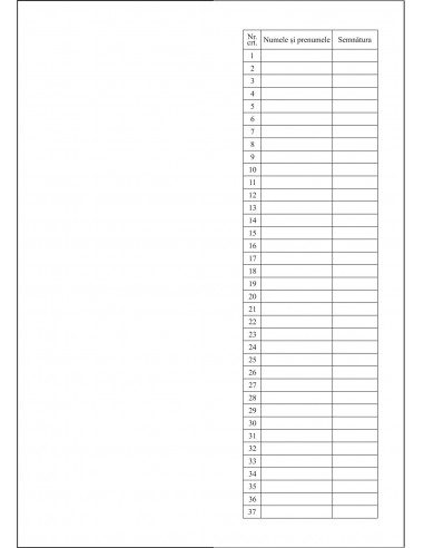 C100a Condică pentru învățământul preșcolar (1/2 A4, 100 file)