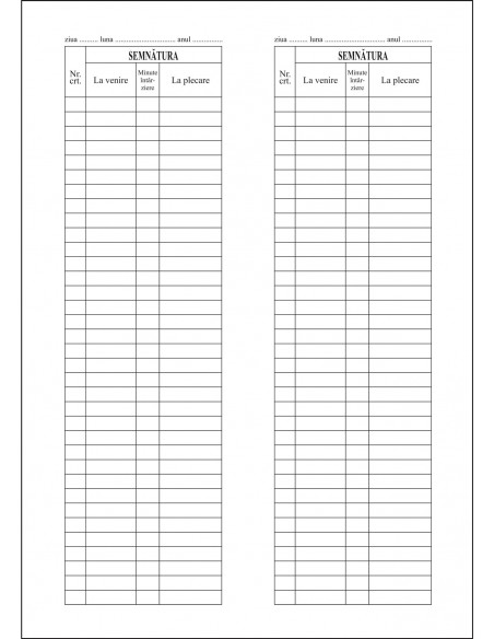 C100a Condică pentru învățământul preșcolar (1/2 A4, 100 file)