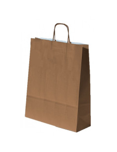 Punga cadou Colorarte 97717 / 39157, A3, 32x41x12cm, 100g/mp, kraft, manere din hartie rasucita