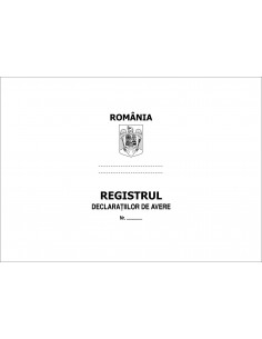 SS31 Registru declaratii avere - coperta imitatie piele