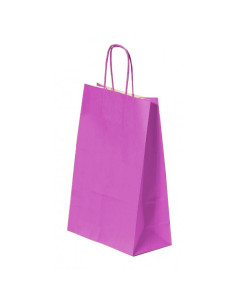 Punga cadou Colorarte 04523 / 00511, A4, 22x31x10cm, 90g/mp, roz, manere din hartie rasucita