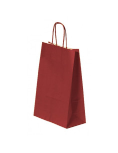 Punga cadou Colorarte 93932 / 93988, A4, 22x31x10cm, 90g/mp, grena, manere din hartie rasucita