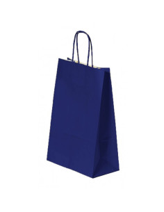 Punga cadou Colorarte 93933 / 93990, A4, 22x31x10cm, 90g/mp, bleumarin, manere din hartie rasucita