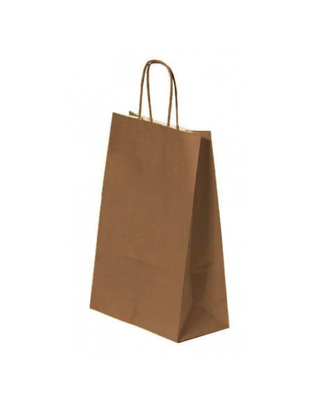 Punga cadou Colorarte 97716 / 01188, A4, 22x31x10cm, 90g/mp, kraft, manere din hartie rasucita