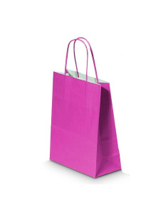 Punga cadou Colorarte 04630 / 00482, B5, 18x22x8cm, 90g/mp, roz, manere din hartie rasucita