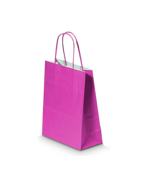Punga cadou Colorarte 04630 / 00482, B5, 18x22x8cm, 90g/mp, roz, manere din hartie rasucita