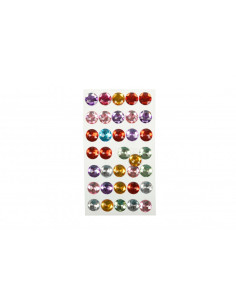 Accesorii creatie - imitatii pietre pretioase acryl, diverse culori si modele, set 35-60 buc, Colorarte