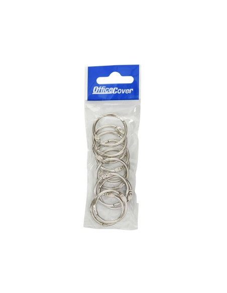 Accesorii creatie - inele metal, 14mm, set 10 buc, Colorarte