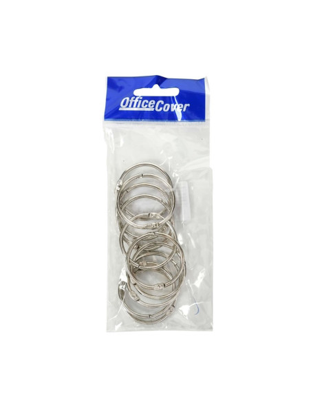 Accesorii creatie - inele metal, 25mm, set 10 buc, Colorarte