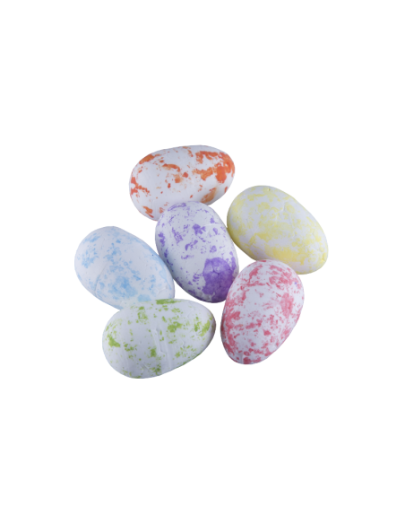 Accesorii creatie - polistiren - ou, colorat, 3cm, set 24 buc, Colorarte, 238