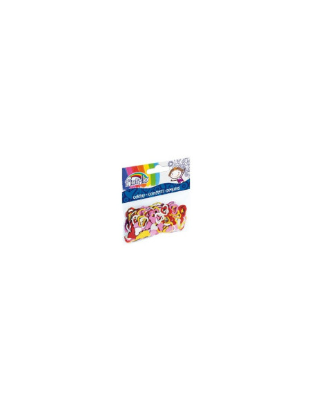 Accesorii creatie - confetti, 12x13mm, inimioare, Fiorello, GR-K144 / 170-2267