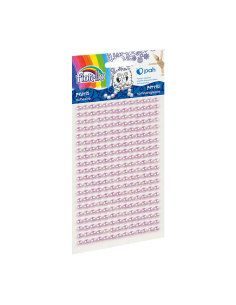 Accesorii creatie - perle plastic, lila, 3mm, set 260 buc, Fiorello, GR-PS162-7 / 170-2578