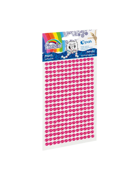Accesorii creatie - perle plastic, roz, 3mm, set 260 buc, Fiorello, GR-PS162-8 / 170-2580