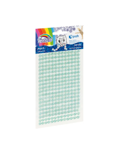 Accesorii creatie - perle plastic, verde deschis, 3mm, set 260 buc, Fiorello, GR-PS162-9 / 170-2581