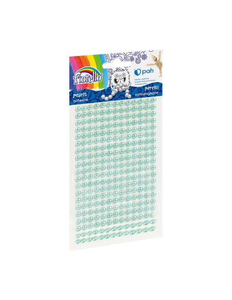 Accesorii creatie - perle plastic, verde deschis, 3mm, set 260 buc, Fiorello, GR-PS162-9 / 170-2581