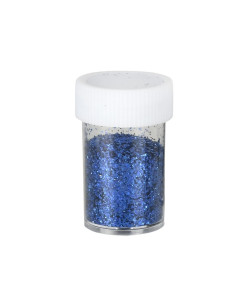 Sclipici decorativ pulbere, albastru, set 12 buc, Colorarte