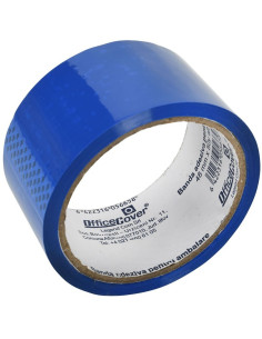Banda adeziva Office-Cover, pentru ambalare, 48mm x 50yard, albastru