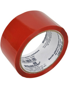 Banda adeziva Office-Cover, pentru ambalare, 48mm x 50yard, rosu