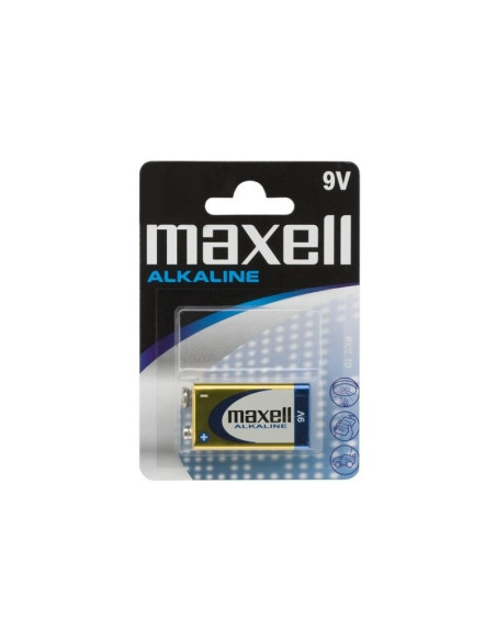 Baterie Maxell 6LR61 / MN1604, 9V, alcalina, blister 1 buc
