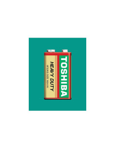 Baterie Toshiba 6F22KGG, 9V, zinc-carbon, SP-1UJ