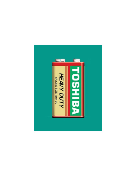 Baterie Toshiba 6F22KGG, 9V, zinc-carbon, SP-1UJ