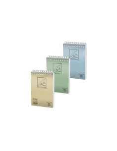Blocnotes A7 Pigna Basic, 50 file, velin, cu spira