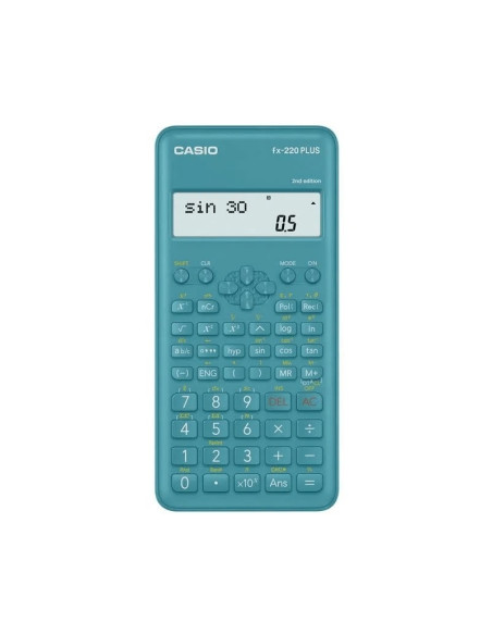 Calculator de birou Casio FX-220+, 8+2 digiti, alimentare baterie, stiintific