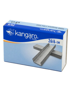 Capse Kangaro 26/6 -1M, 26/6, 30 coli, set 1000 buc