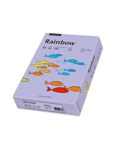 Carton colorat A4 Rainbow 88042571, 160g/mp, violet, top 250 coli