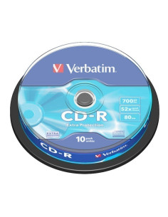 CD-R Verbatim 43437, 700MB / 80min, 52x, set 10 buc