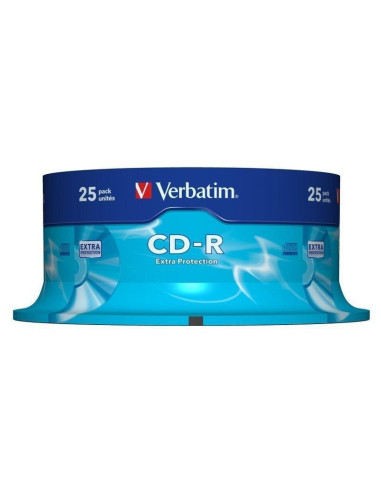 CD-R Verbatim 43432, 700MB / 80min, 52x, set 25 buc
