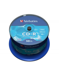 CD-R Verbatim 43351, 700MB / 80min, 52x, set 50 buc