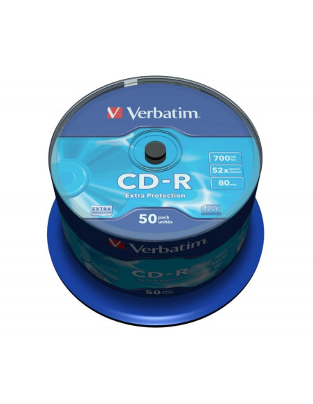 CD-R Verbatim 43351, 700MB / 80min, 52x, set 50 buc