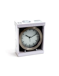 Ceas desteptator Platinet PZASS / 43248, Sunrise, rotund, 11.5 x 4.5 x 11.7cm, argintiu, afisaj analogic, quartz 2