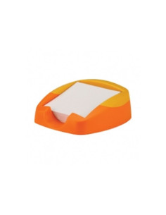 Cub hartie notes Eagle Omax M5135B, 200 coli, alb, include suport plastic 126x131x51mm