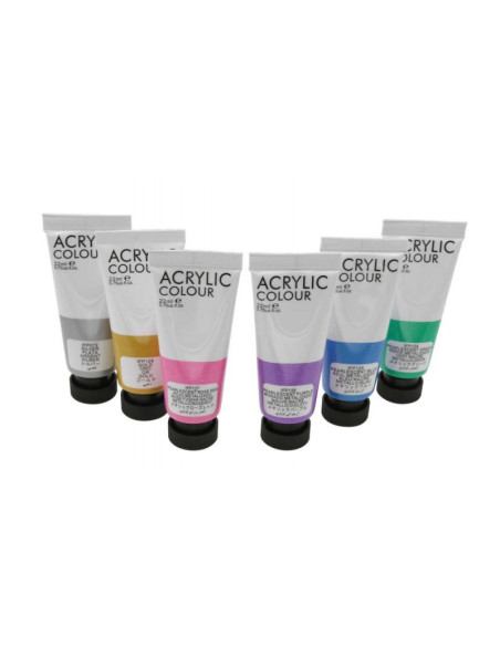 Culori acrilice Magi-Wap Art Rangers, 36 culori x 22ml, culori de baza, culori pastel, metalice, cu sclipici, FEA3622T-2