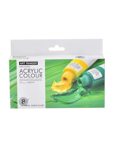 Culori acrilice Magi-Wap Art Rangers, 8 culori x 22ml, FEA0822T-R