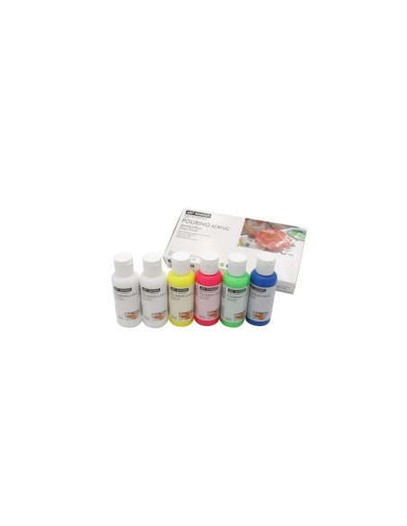Culori acrilice Magi-Wap, 6 culori x 100ml, PMA06100F-1