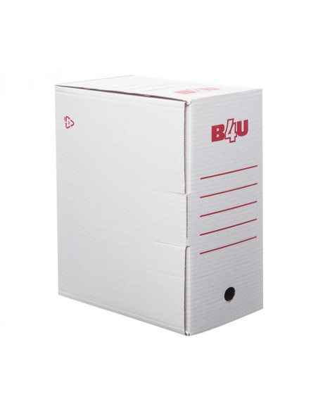 Cutie arhivare B4U 30265410, 20cm, carton, alb