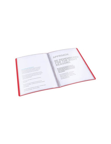 Dosar de prezentare Noki 64180-NNP, A4, capacitate 80 folii, fara elastic, plastic