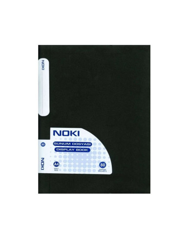 Dosar de prezentare Noki 64180-NNP, A4, capacitate 80 folii, fara elastic, plastic