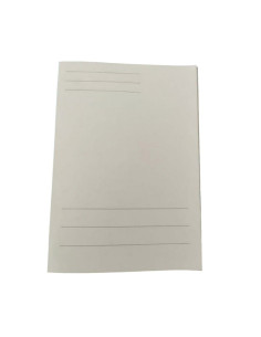 Dosar cu sina tare Vega Silence Doc, carton duplex, 230g/mp, alb, colturi rotunjite 2