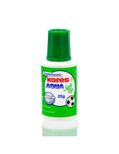 Fluid corector (pasta corectoare) Kores Aqua KO69461, 25g, pe baza de apa, cu burete