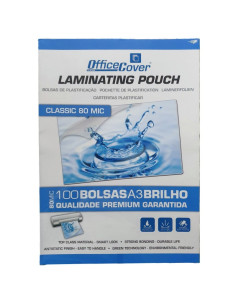 Folie laminare A3 Office Cover, lucioasa, 80 microni, top cu 100 coli