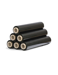Folie stretch, 23microni, 50cm, 1.33kg, tub 180g, 1.15kg folie, negru