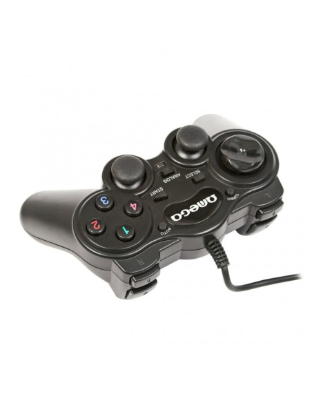 Gamepad Omega Interceptor OGP85, USB, 12 butoane, PC, cablu 1.4m, negru