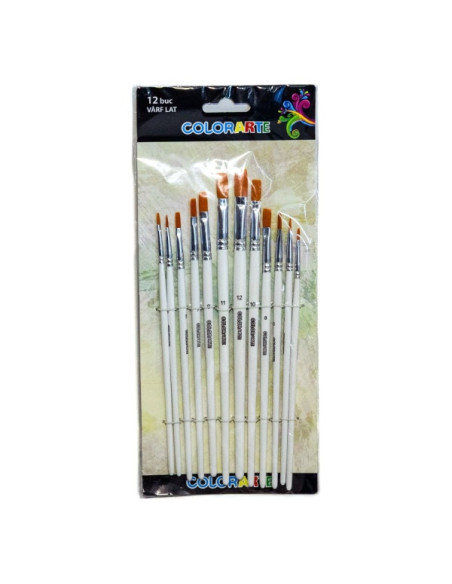 pensula-colorarte-db21201-varf-lat-set-12-bucati