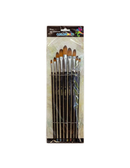 pensula-colorarte-db19004-varf-semirotund-set-9-bucati
