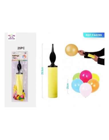 set-accesorii-petrecere-partygo-25cm-pompa-diverse-culori-fa0299-set-25-buc
