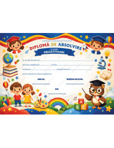 D001d Diploma absolvire a clasei pregatitoare